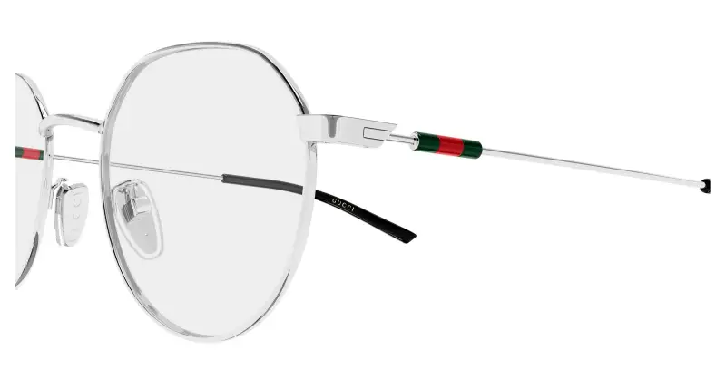 Unisex Gucci GG2141OK 001 Montature da vista Metallo Argento Trasparente Rotonda miniatura 3