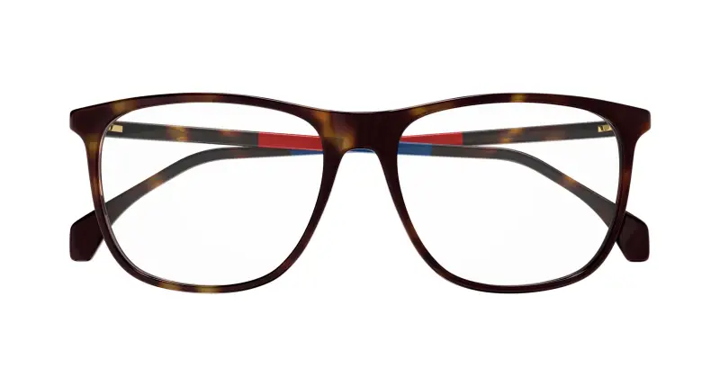 Uomo GG0554O 010 Montature da vista Acetato Havana Trasparente Squadrata miniatura 2