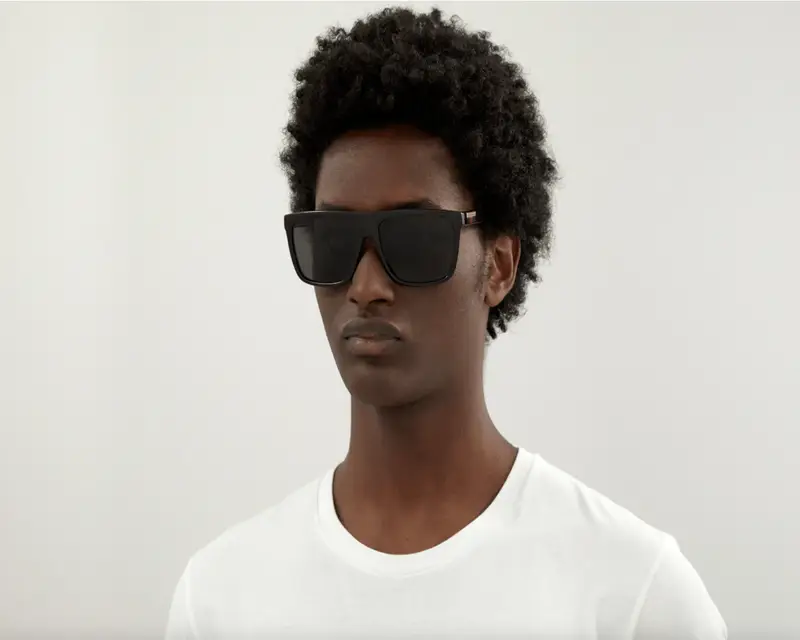 Gucci Occhiali da sole Uomo Grigio 880154 miniatura 3