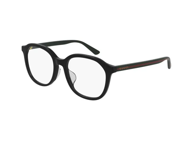 Gucci Uomo GG0932OA 001 Montature da vista Acetato Nero Rotonda