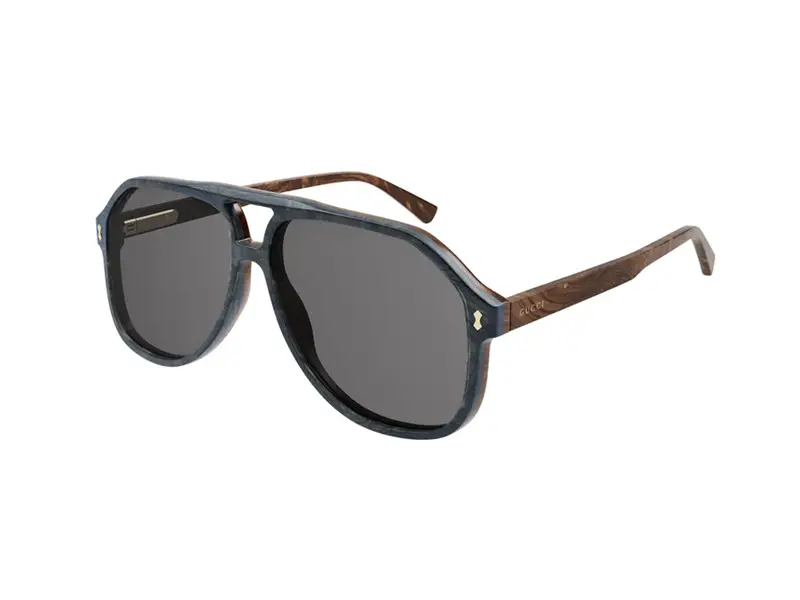 Gucci Occhiali da sole Uomo Grigio 847994