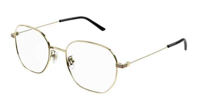 Uomo GG1125OA 001 Montature da vista Metallo Oro Geometrica