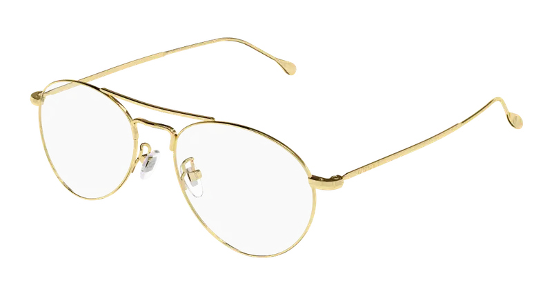 Gucci Uomo GG1187O 001 Montature da vista Metallo Oro  Pilot