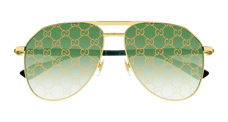 Gucci Occhiali da sole Uomo Oro 852902 miniatura 2