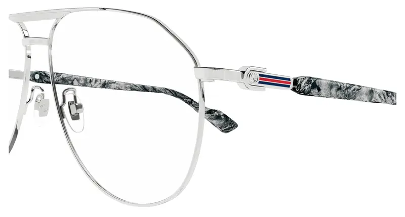 Gucci Occhiali da sole Uomo Argento 880670 miniatura 2