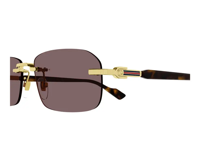 Gucci Occhiali da sole Uomo Marrone 852893 miniatura 3