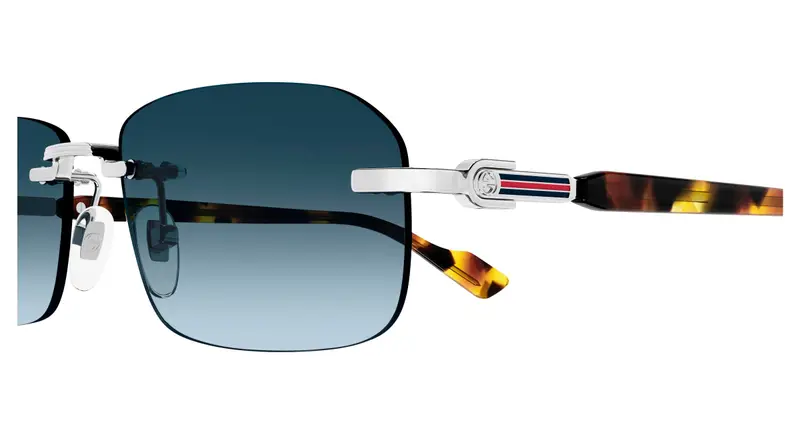 Gucci Occhiali da sole Uomo Argento 880934 miniatura 2