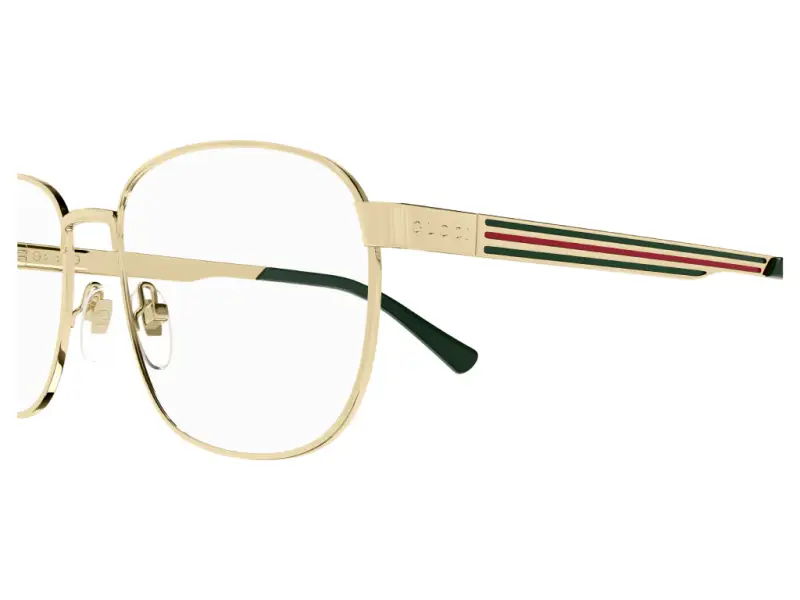 Uomo GG1225O 002 Montature da vista Metallo Oro Squadrata miniatura 3