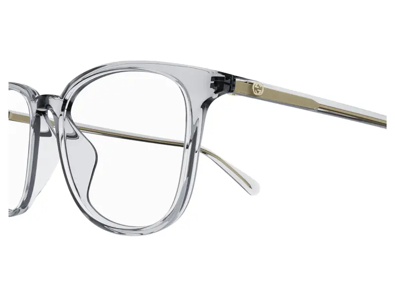 Gucci Uomo GG1230OA 003 Montature da vista Plastica Grigio Squadrata miniatura 2