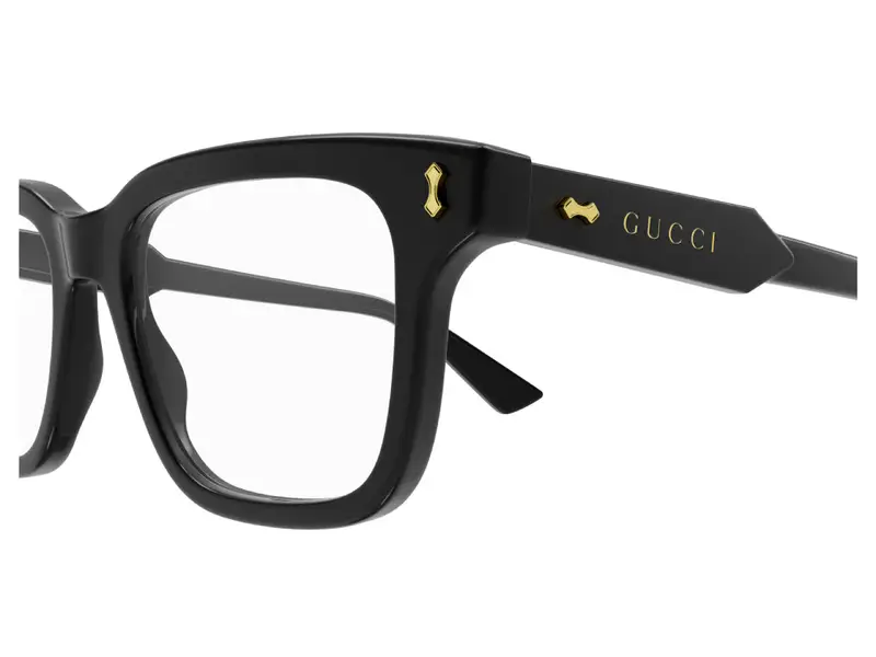 Gucci Uomo GG1265O 001 Montature da vista Plastica Nero Squadrata miniatura 2