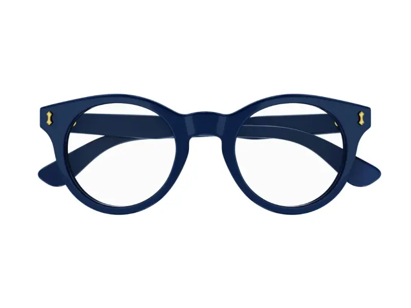 Uomo GG1266O 002 Montature da vista Plastica Blu Rotonda miniatura 2