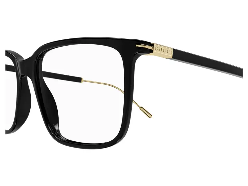 Gucci Uomo GG1273O 001 Montature da vista Plastica Nero Squadrata miniatura 2