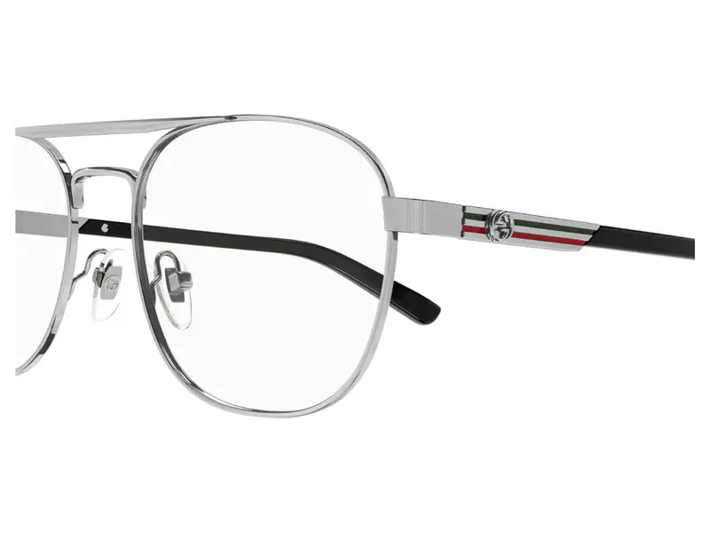 Gucci Uomo GG1290O 001 Montature da vista Metallo Rutenio Pilot miniatura 2