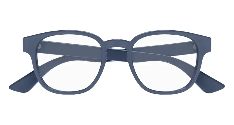 Uomo GG1343O 008 Montature da vista Iniettato Blu Trasparente Rotonda miniatura 2