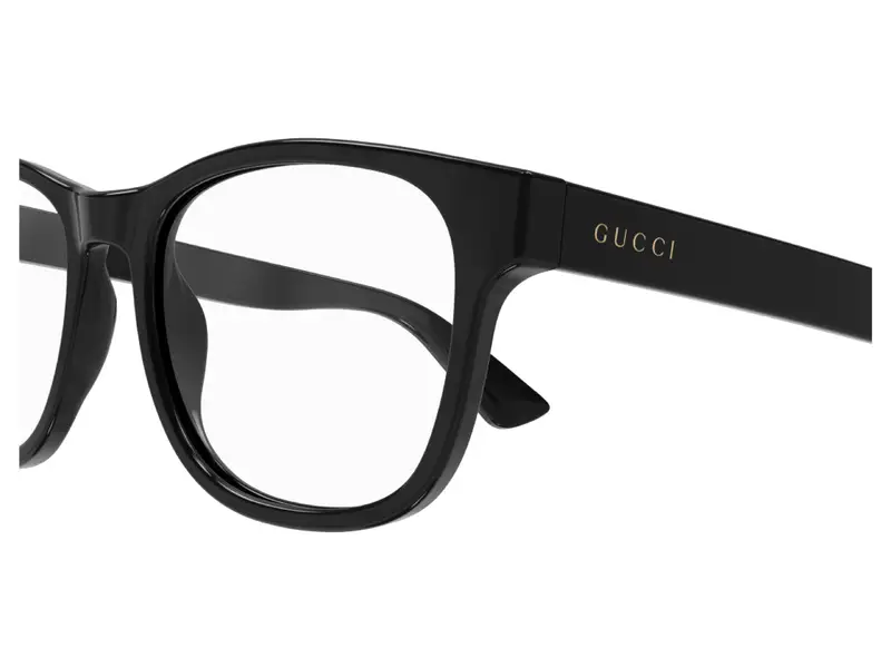 Gucci Uomo GG1344O 005 Montature da vista Plastica Nero Squadrata miniatura 2