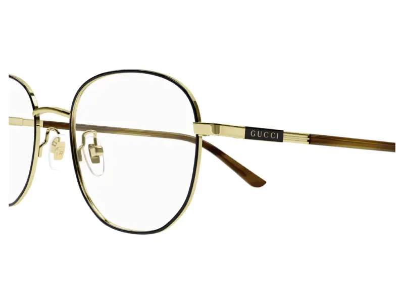 Uomo GG1352O 003 Montature da vista Metallo Oro Rotonda miniatura 3