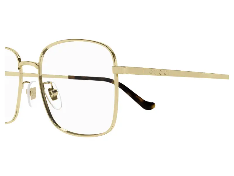 Gucci Uomo GG1355OA 002 Montature da vista Metallo Oro Squadrata miniatura 2