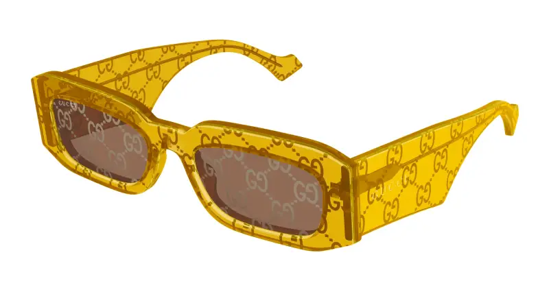 Gucci Occhiali da sole Uomo Marrone 3529923