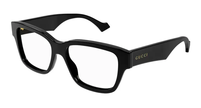 Gucci Uomo GG1428O 004 Montature da vista Acetato Nero  Squadrata