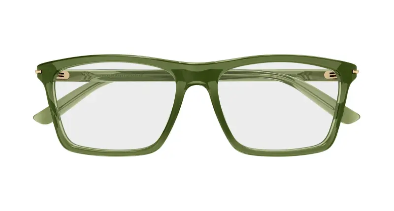 Uomo GG1445O 012 Montature da vista Acetato Verde Trasparente Squadrata miniatura 2
