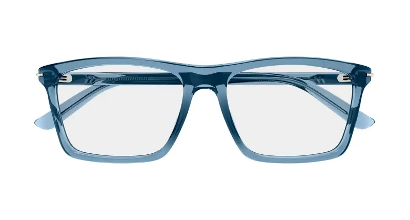 Uomo GG1445O 013 Montature da vista Acetato Blu Trasparente Squadrata miniatura 2