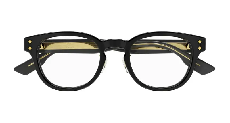 Uomo GG1470OJ 001 Montature da vista Acetato Nero Trasparente Pantos miniatura 2