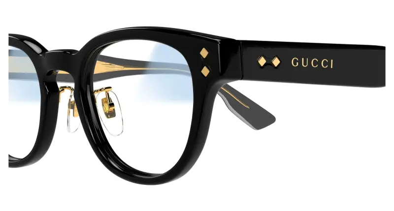 Gucci Occhiali da sole Uomo Nero 3532325 miniatura 3