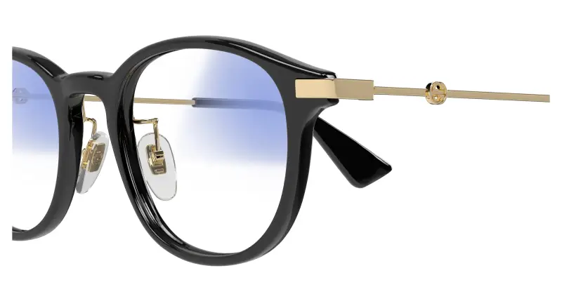 Gucci Occhiali da sole Uomo Nero 3532324 miniatura 3