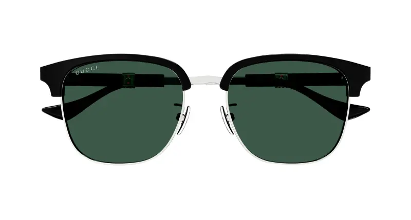 Gucci Occhiali da sole Uomo Argento 3529581 miniatura 2