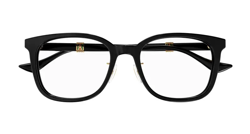 Uomo GG1500OK 001 Montature da vista Acetato Nero Trasparente Rotonda miniatura 2