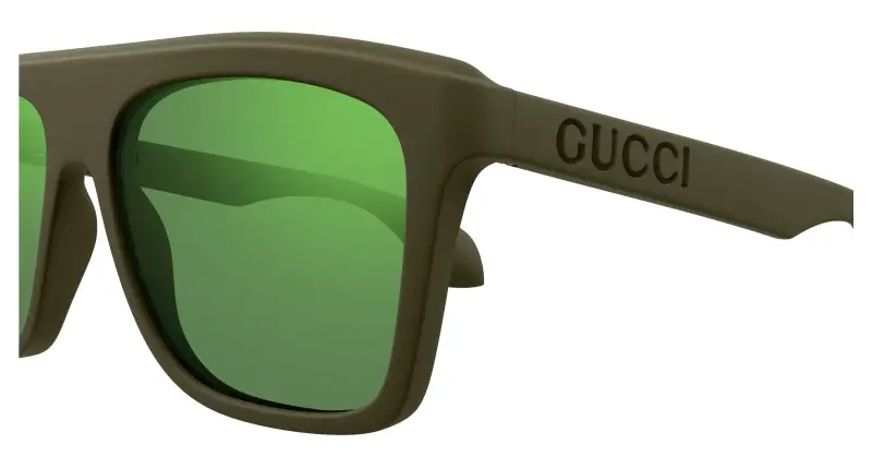 Gucci Occhiali da sole Uomo Verde 3535391 miniatura 3