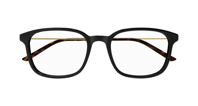 Uomo GG1577O 001 Montature da vista Acetato Nero Trasparente Squadrata miniatura 2