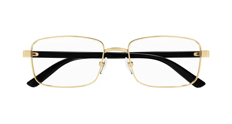 Uomo GG1586O 001 Montature da vista Metallo Oro Trasparente Squadrata miniatura 2