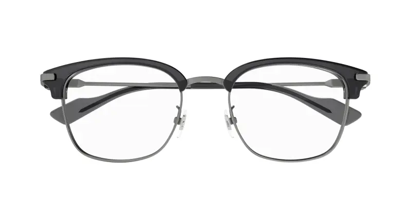 Uomo GG1606OK 003 Montature da vista Titanio Rutenio Trasparente Rotonda miniatura 2