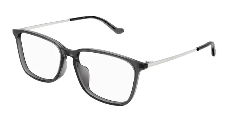 Uomo GG1609OA 003 Montature da vista Acetato Grigio Trasparente Squadrata