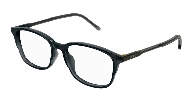 Uomo GG1610OA 002 Montature da vista Acetato Grigio Trasparente Squadrata