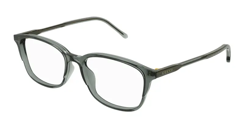 Uomo GG1610OA 003 Montature da vista Acetato Grigio Trasparente Squadrata