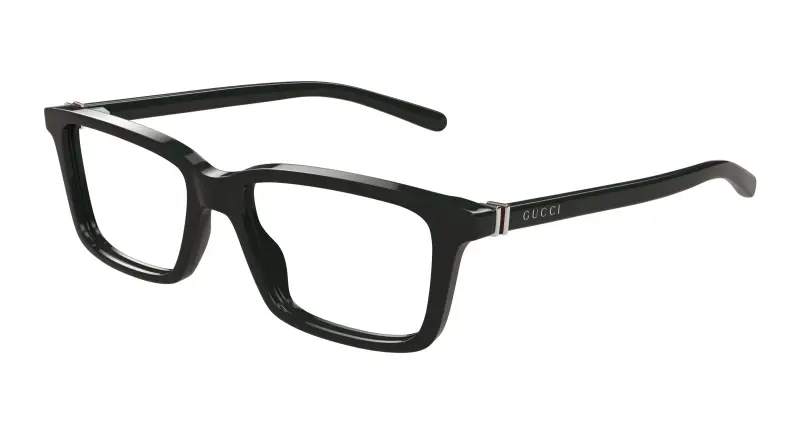 Uomo GG1672O 004 Montature da vista Acetato Verde Trasparente Squadrata