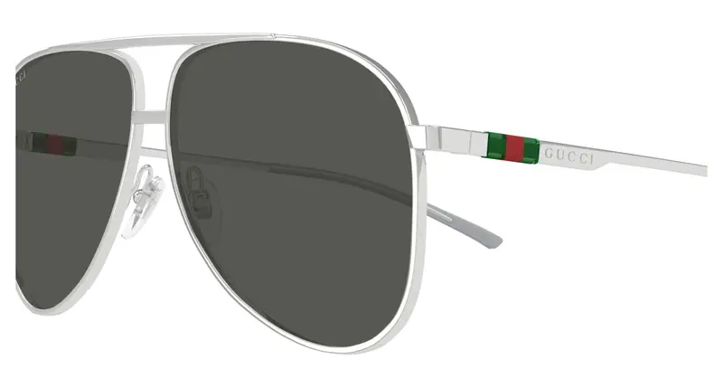 Gucci Occhiali da sole Uomo Argento 880562 miniatura 2