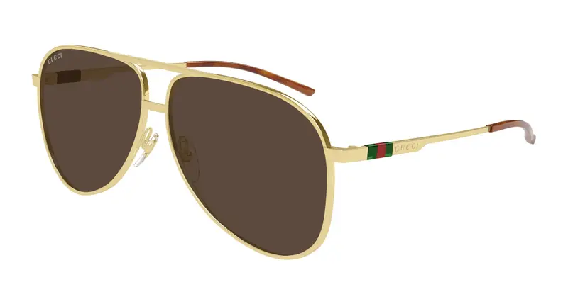 Gucci Occhiali da sole Uomo Marrone 880549