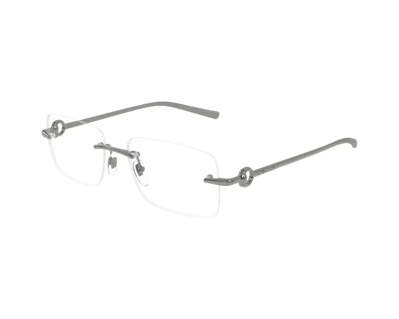 Uomo GG1703O 001 Montature da vista Metallo Rutenio Squadrata