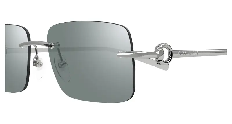 Gucci Occhiali da sole Uomo Argento 880882 miniatura 2