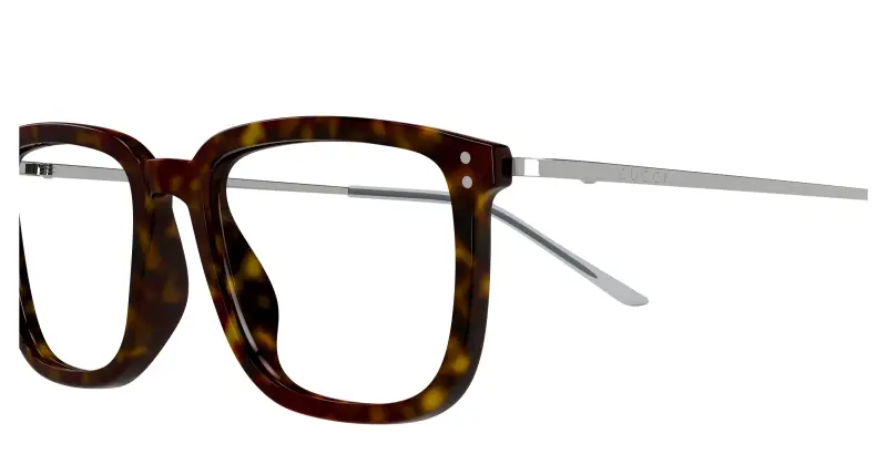 Uomo GG1709O 006 Montature da vista Acetato Havana Trasparente Squadrata miniatura 3