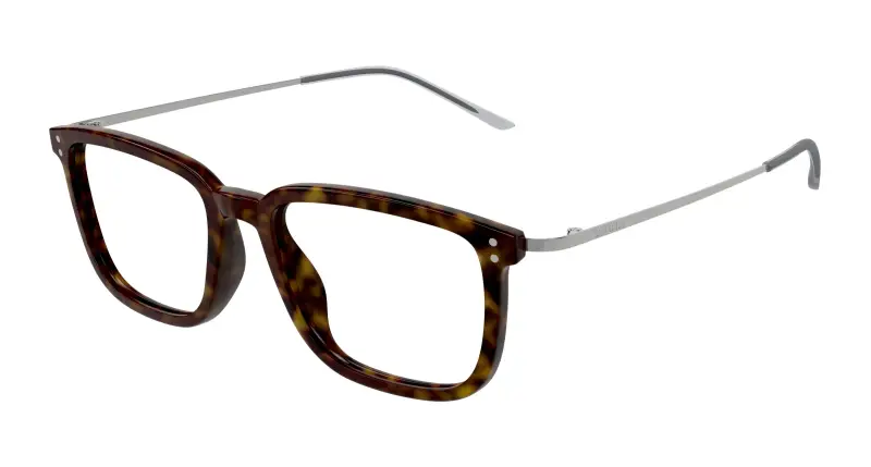 Uomo GG1709O 006 Montature da vista Acetato Havana Trasparente Squadrata