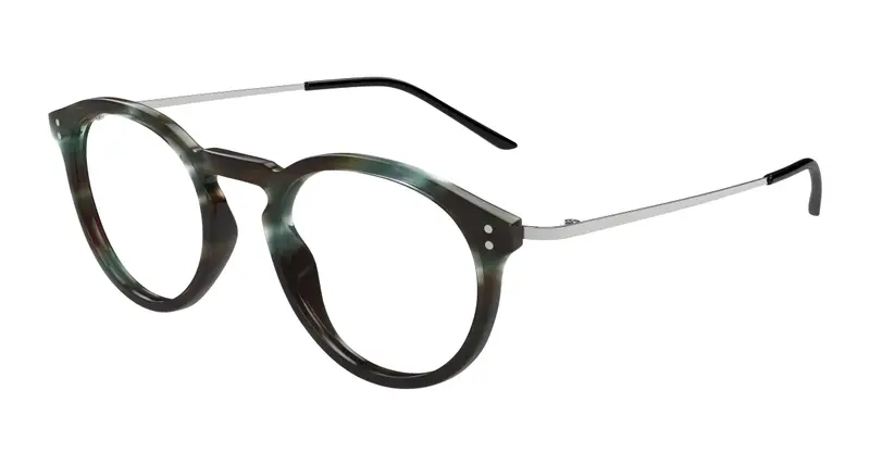 Gucci Uomo GG1710O 004 Montature da vista Acetato Havana Trasparente Rotonda