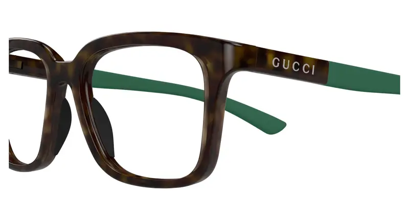 Gucci Uomo GG1738O 003 Montature da vista Iniettato Havana Trasparente Squadrata miniatura 2