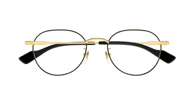 Uomo GG1747OA 001 Montature da vista Metallo Oro Trasparente Rotonda miniatura 2