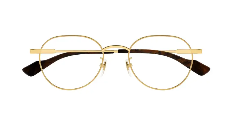 Uomo GG1747OA 003 Montature da vista Metallo Oro Trasparente Rotonda miniatura 2