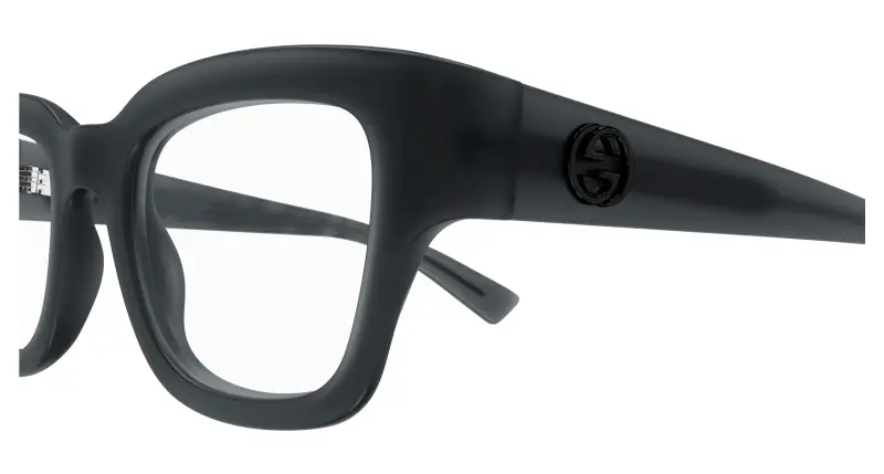 Uomo GG1788O 001 Montature da vista Iniettato Grigio Trasparente Squadrata miniatura 3