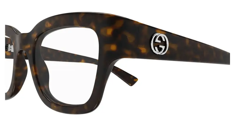 Uomo GG1788O 002 Montature da vista Iniettato Havana Trasparente Squadrata miniatura 3